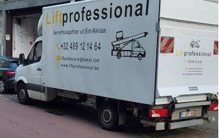 Liftprof verhuizers wagen